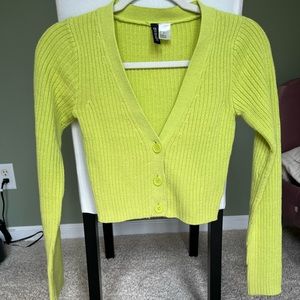 Cropped Cardigan, Divided H&M, Size XS